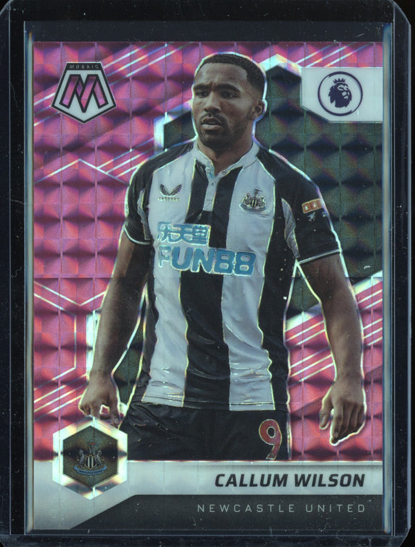 Callum Wilson 2021-22 Panini Mosaic PL Pink Mosaic 08/25