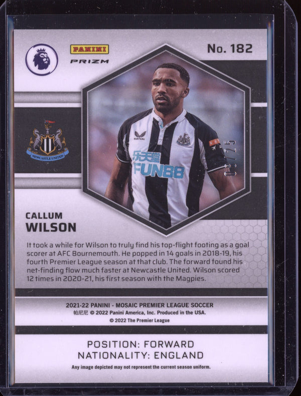 Callum Wilson 2021-22 Panini Mosaic PL Pink Mosaic 08/25