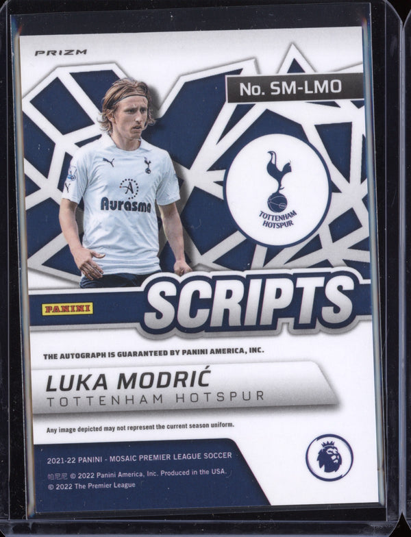 Luka Modric 2021-22 Panini Mosaic PL Scripts Auto