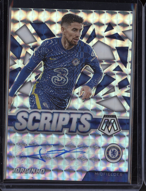 Jorginho 2021-22 Panini Mosaic PL Scripts Auto