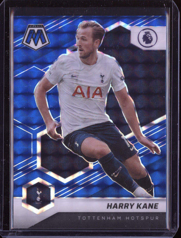 Harry Kane 2021-22 Panini Mosaic PL Blue Mosaic 59/99