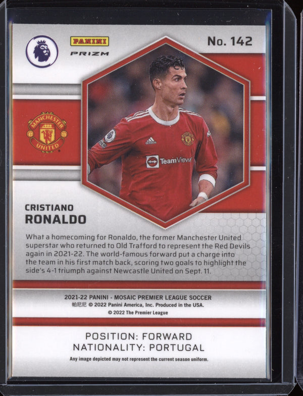 Cristiano Ronaldo 2021-22 Panini Mosaic PL Silver