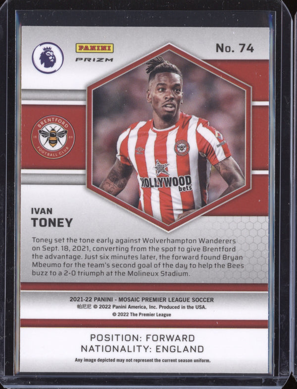 Ivan Toney 2021-22 Panini Mosaic PL Mosaic  RC