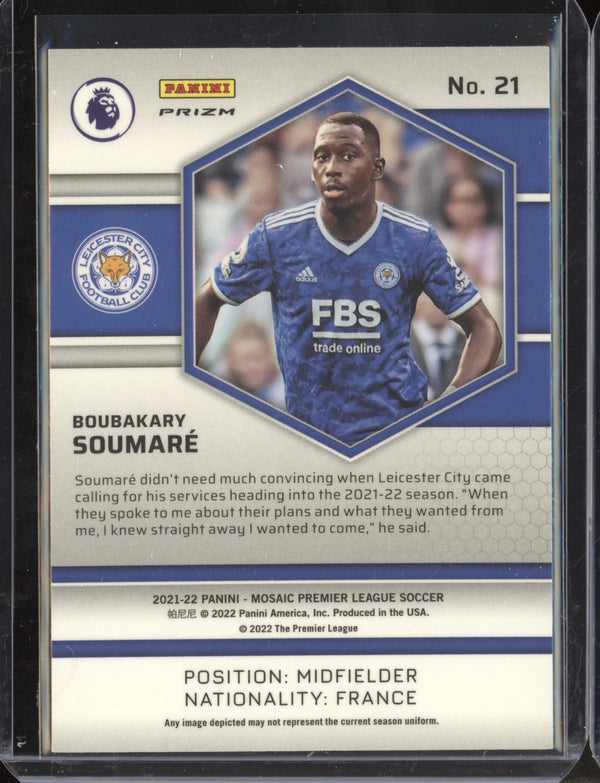 Boubakary Soumare 2021-22 Panini Mosaic PL Mosaic  RC