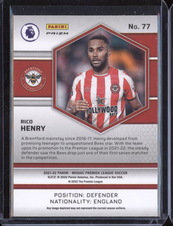 Rico Henry 2021-22 Panini Mosaic PL Mosaic  RC