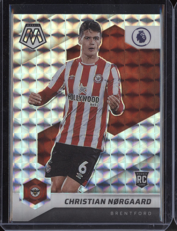 Christian Norgaard 2021-22 Panini Mosaic PL Mosaic  RC