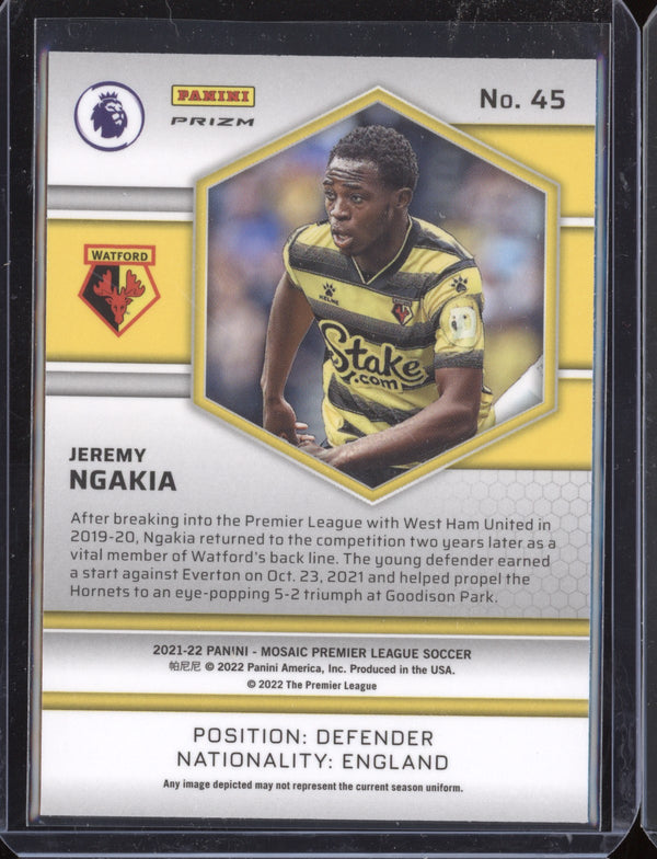 Jeremy Ngakia 2021-22 Panini Mosaic PL Mosaic  RC