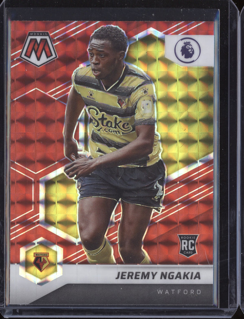 Jeremy Ngakia 2021-22 Panini Mosaic PL Red Mosaic RC - The Hobby