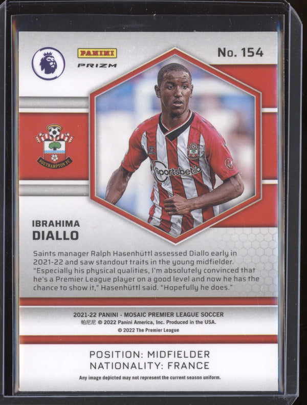 Ibrahima Diallo 2021-22 Panini Mosaic PL Red Mosaic RC