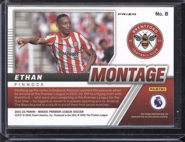 Ethan Pinnock 2021-22 Panini Mosaic PL Montage Mosaic RC