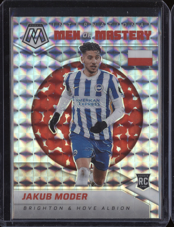 Jakub Moder 2021-22 Panini Mosaic PL Men of Mastery Mosaic RC