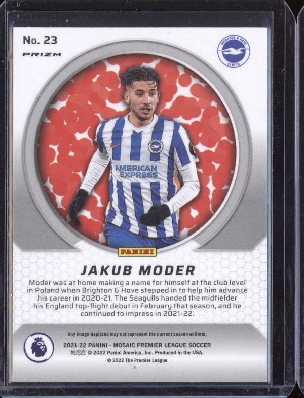 Jakub Moder 2021-22 Panini Mosaic PL Men of Mastery Mosaic RC