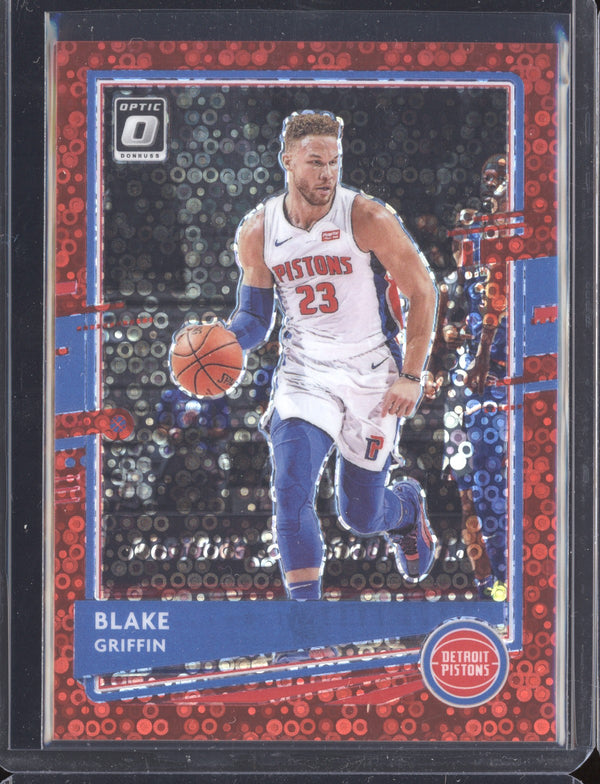 Blake Griffin 2020-21 Panini Donruss Optic Fast Break Red  75/85