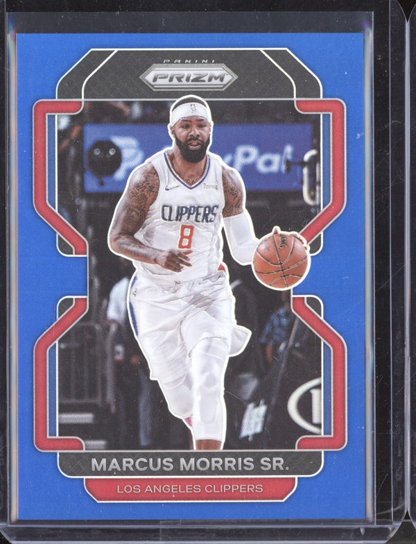 Marcus Morris Sr 2021-22 Panini Prizm Blue 120/199