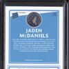 Jaden McDaniels 2020-21 Panini Donruss Optic Blue RC 50/59
