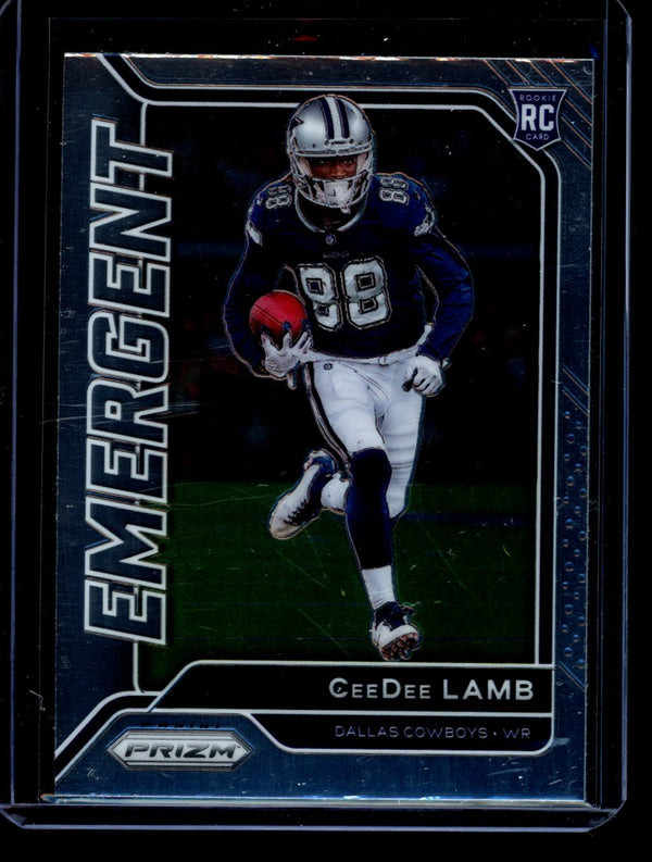 CeeDee Lamb 2020 Panini Prizm Emergent RC