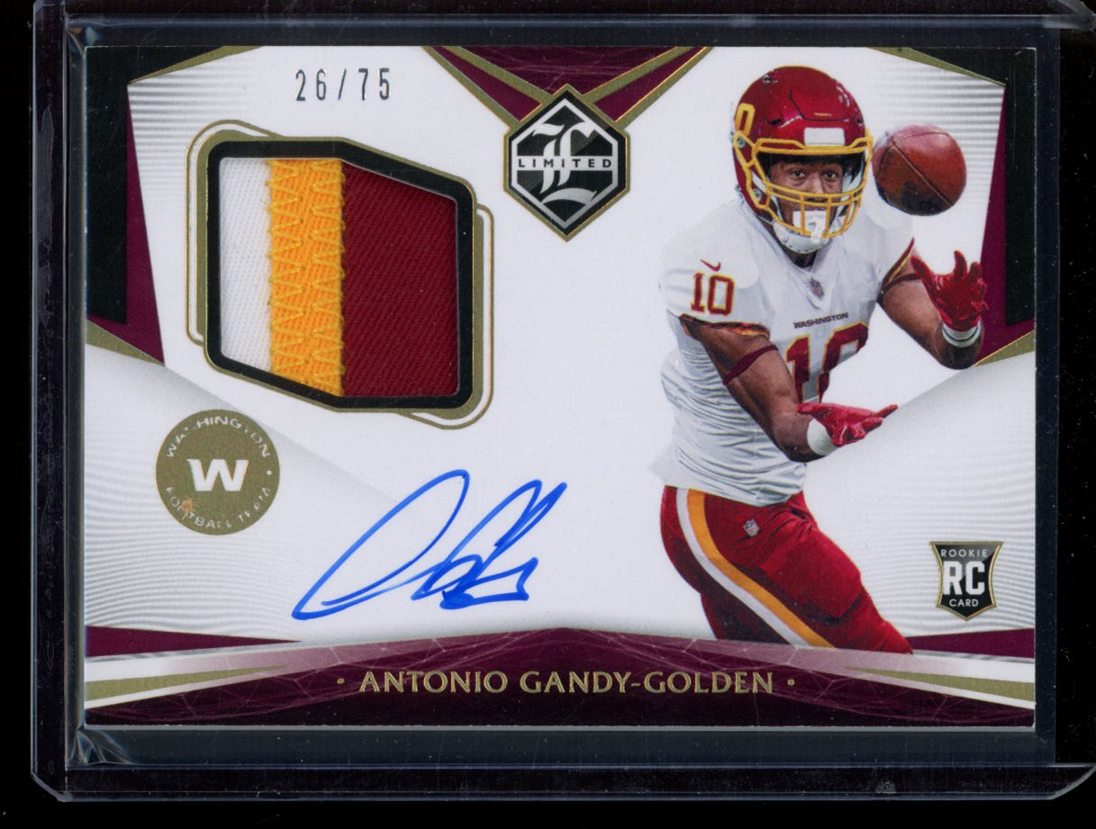 Antonio Gandy-Golden 2020 Panini Limited RPA RC 26/75 - The Hobby