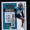 Shaquille Quarterman 2020 Panini Contenders Rookie Ticket Auto RC