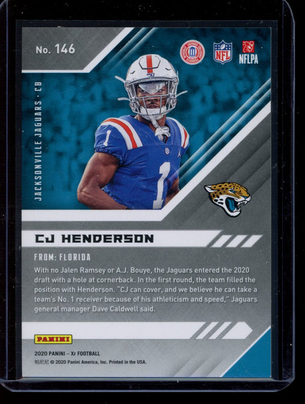 CJ Henderson 2020 Panini XR Blue RC 104/199