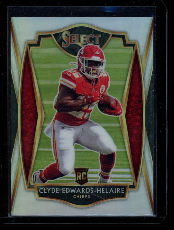 Clyde Edwards-Helaire 2020 Panini Select Silver Premier Level RC