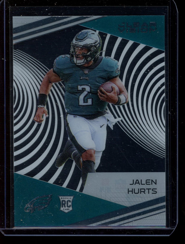 Jalen Hurts 2020 Panini Chronicles Clear Vision Acetate RC