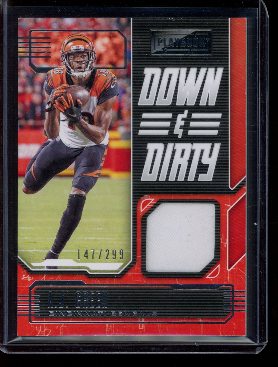 A.J Green 2020 Panini Playbook Down & Dirty 147/299