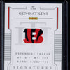 Geno Atkins 2020 Panini National Treasures Signatures 13/25