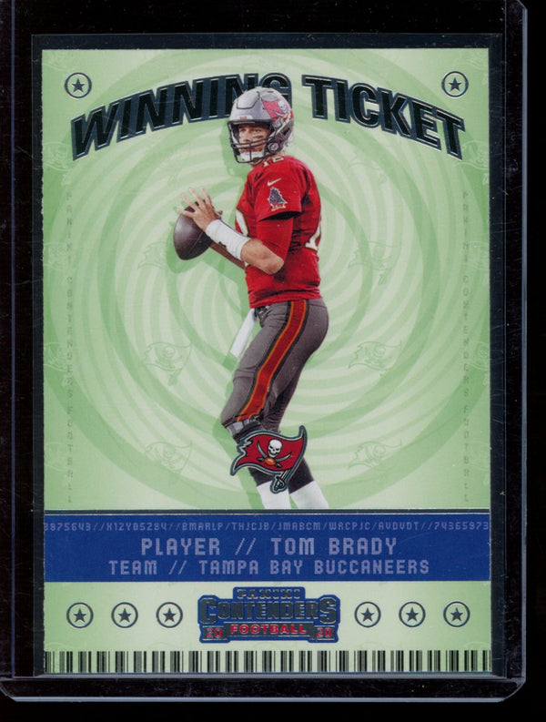 Tom Brady 2020 Panini Contenders Winning Ticket