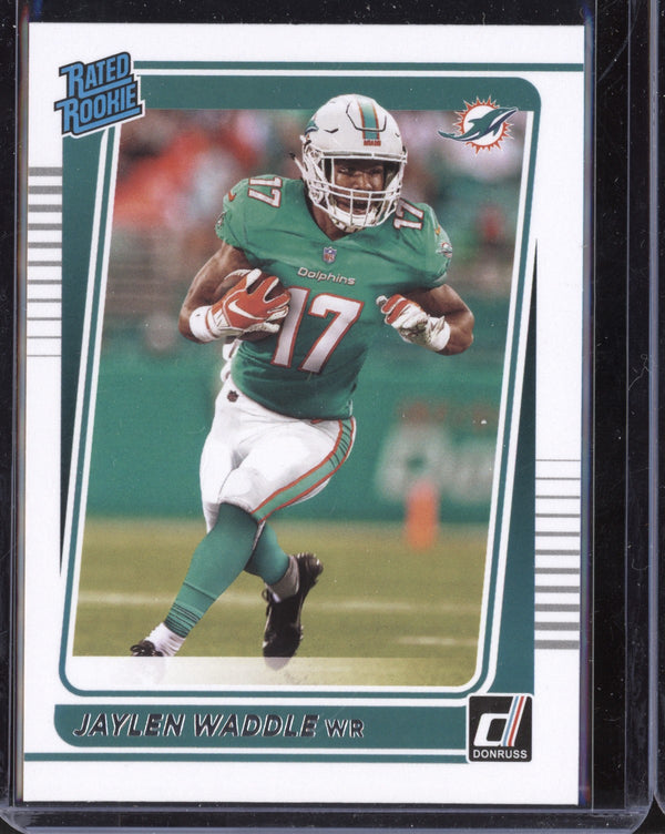 Jaylen Waddle 2021 Panini Donruss Rated Rookie