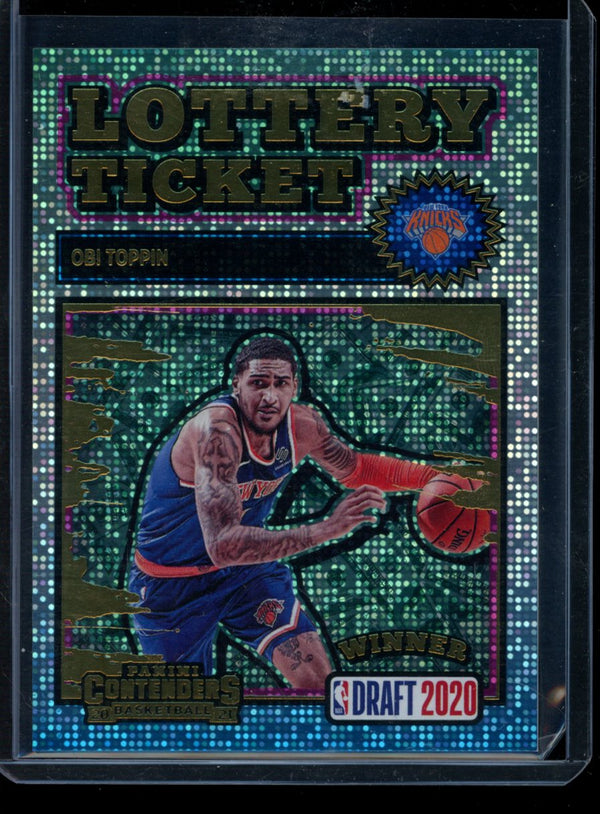 Obi Toppin 2020-21 Panini Contenders Lottery Ticket RC