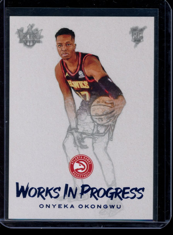 Onyeka Okongwu 2020-21 Panini Court Kings Work in Prorgress Sapphire RC 04/25