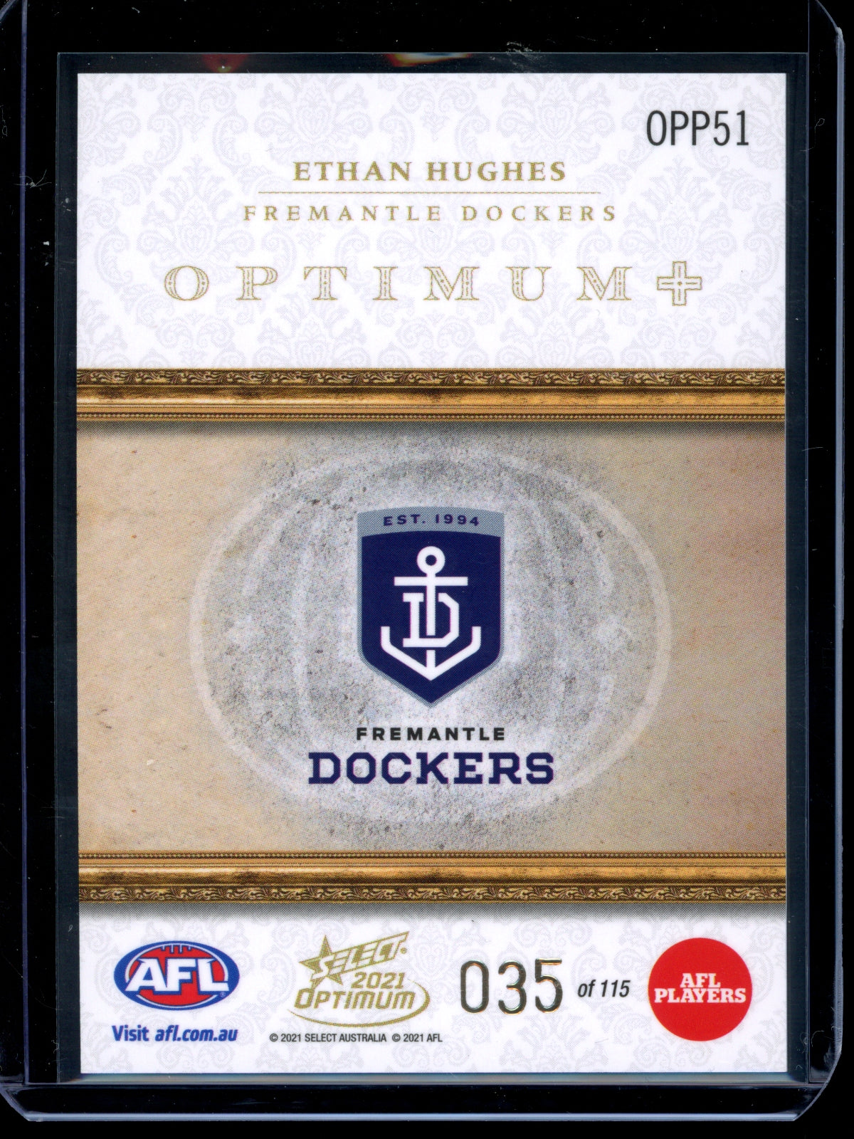 Ethan Hughes 2020 Select Optimum Plus Parallel 35/115