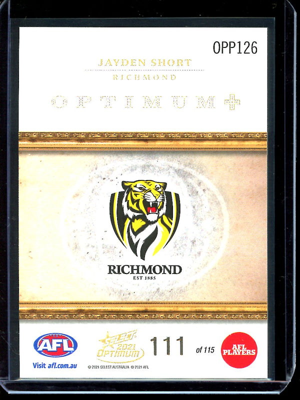 Jayden Short 2021 Select Optimum Optimum Plus Parallel 111/115