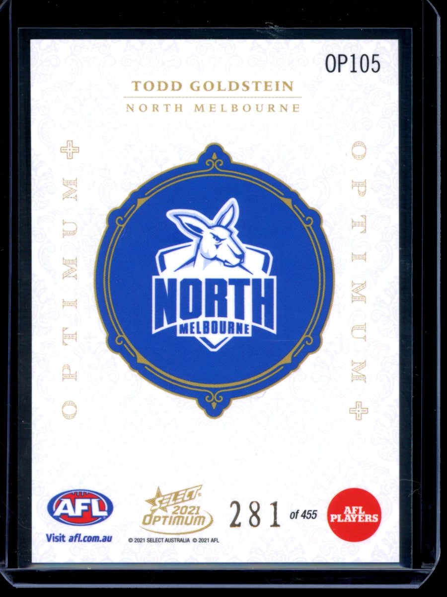 Todd Goldstein 2020 Select Optimum Plus 281/455