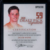 Jacob Wehr 2021 Select Optimum Copper Draft Pick Signature RC 049/170