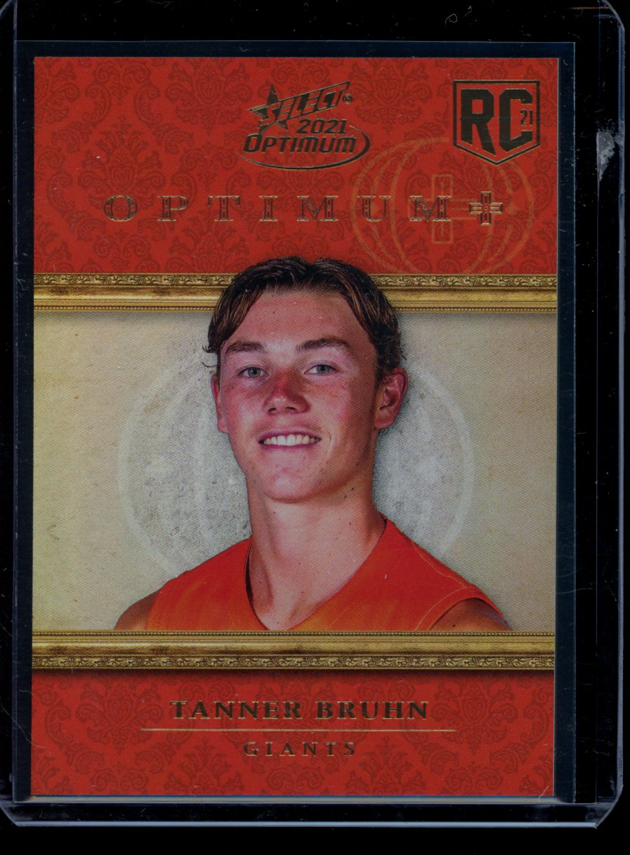 Tanner Bruhn 2021 Select Optimum Optimum Plus Parallel Rookie RC 057/115