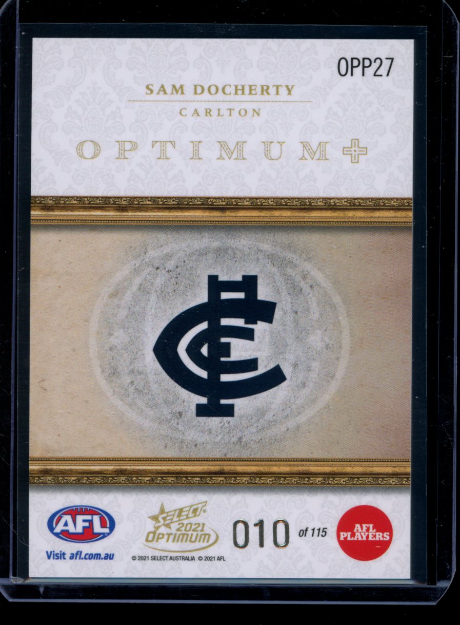 Sam Docherty 2021 Select Optimum Optimum Plus Parallel 010/115