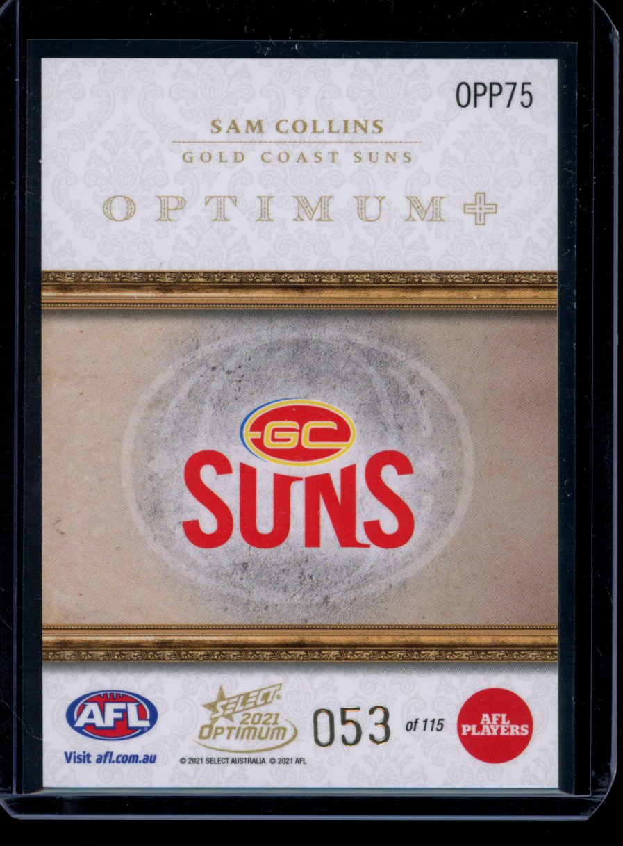 Sam Collins 2021 Select Optimum Optimum Plus Parallel 053/115