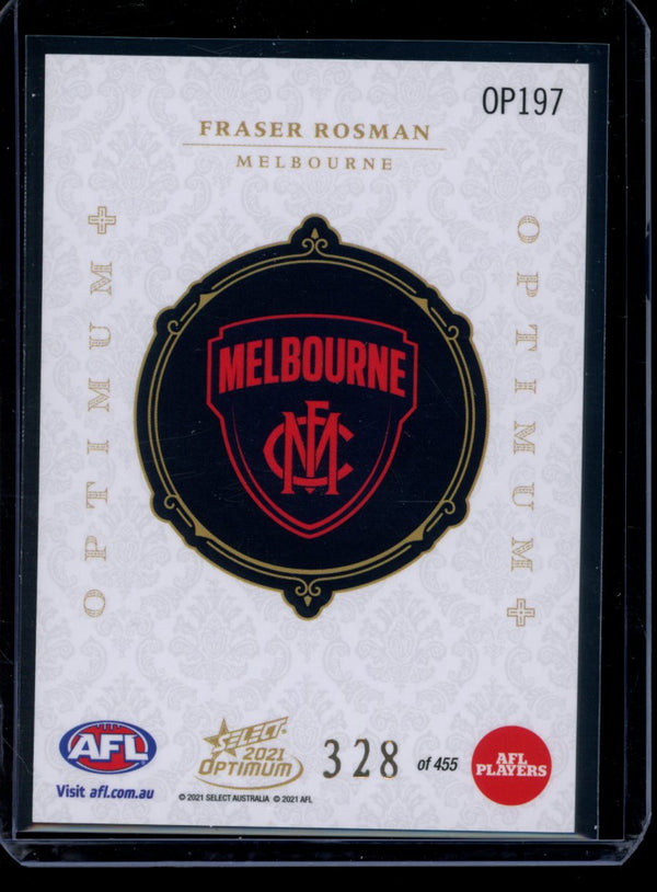 Fraser Rosman 2021 Select Optimum Optimum Plus Rookie RC 328/455