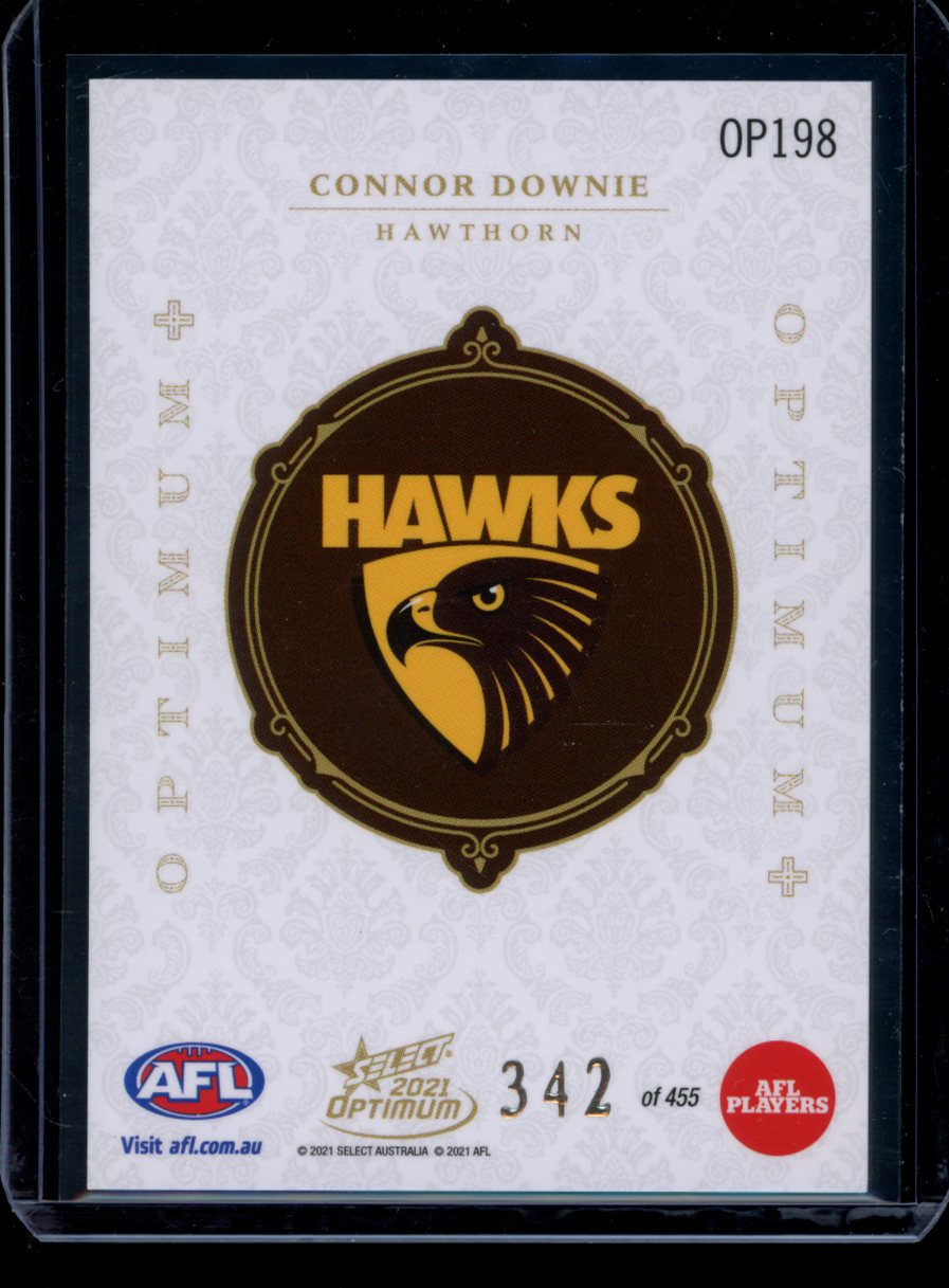 Connor Downie 2021 Select Optimum Optimum Plus Rookie RC 342/455