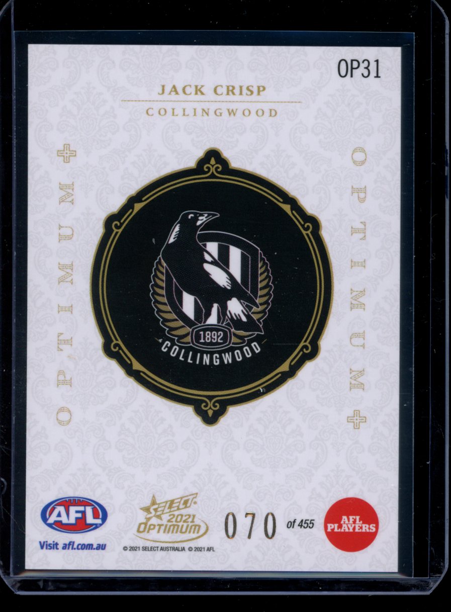 Jack Crisp 2021 Select Optimum Optimum Plus 070/455