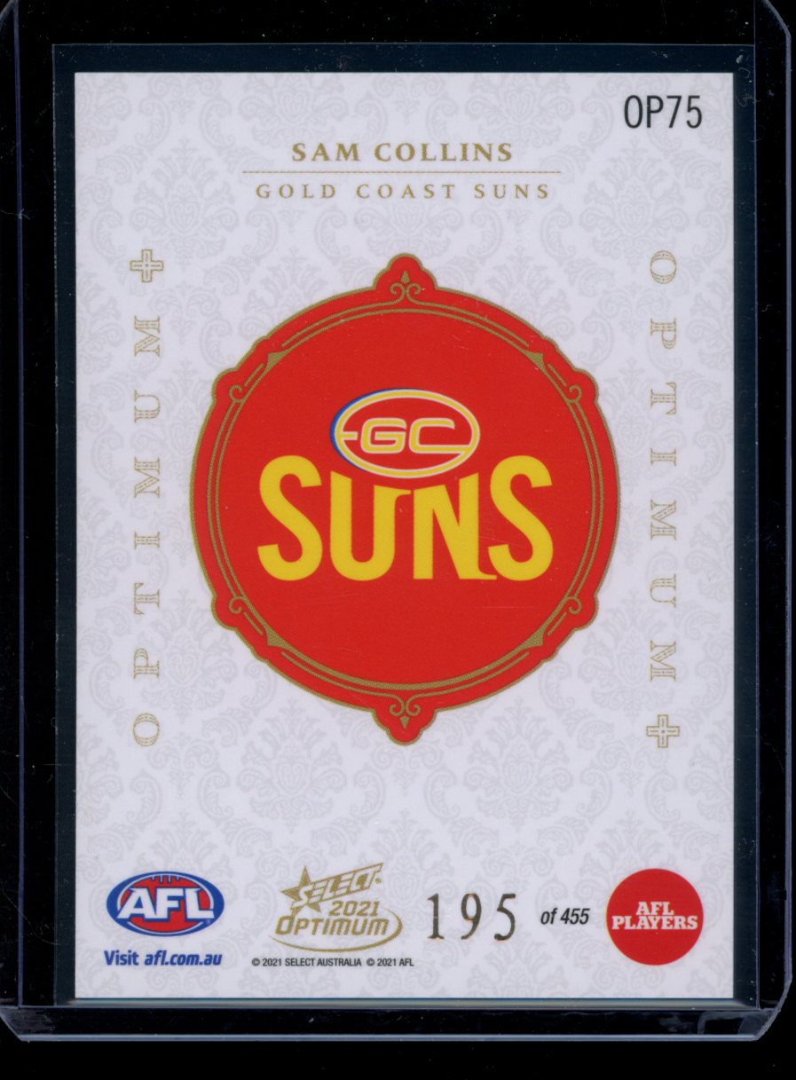 Sam Collins 2021 Select Optimum Optimum Plus 195/455