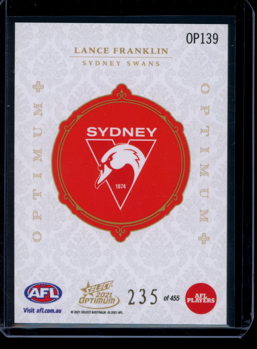 Lance Franklin 2021 Select Optimum Optimum Plus 235/455