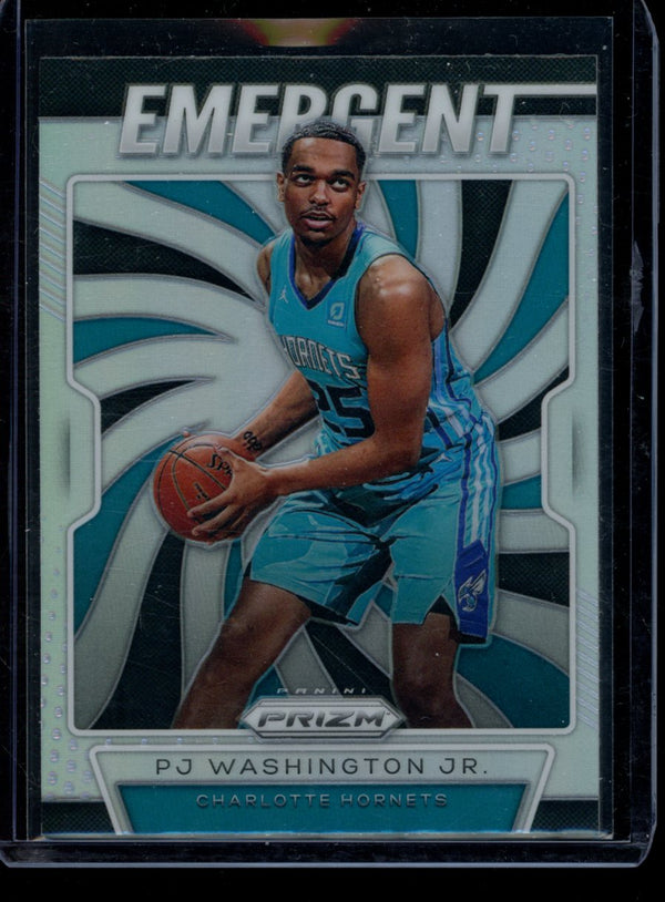 PJ Washington Jr  2019-20 Panini Prizm Silver Emergent RC