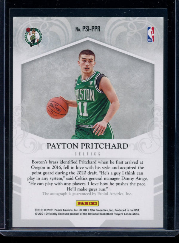 Payton Pritchard  2020-21 Panini Private Signings RC