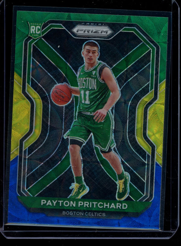 Payton Pritchard  2020-21 Panini Prizm Blue Yellow Green Choice RC