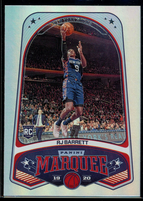 RJ Barrett 2019-20 Panini Chronicles Marquee Silver RC