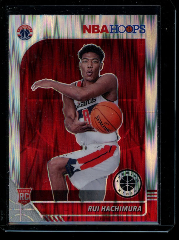 Rui Hachimura 2019-20 Panini Hoops Premium Silver Flash RC