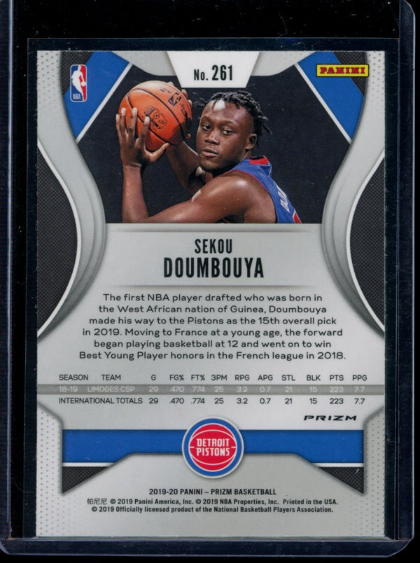 Sekou Doumbouya 2019-20 Panini Prizm Silver RC