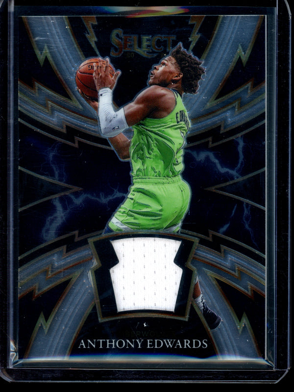 Anthony Edwards 2021 Panini Select Sparks  Patch RC